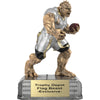 Flag Football Beast Sculpture Trophy - 9.25 inch [BST9-FLGFB]