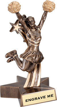 Cheer Superstar Resin Trophies