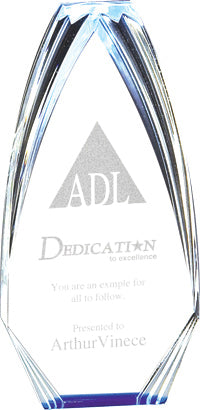 Acrylic Diamond Obelisk Award [A7DO-BLU]