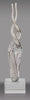 Clear & Bronze Art Glass Twist - 12.5 inch [AGC36]