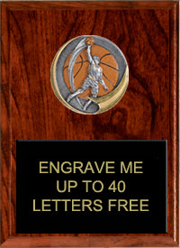 Basketball Motion Xtreme Plaque - Male [PMX810-BKM]