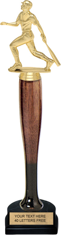 Baseball Bat Column Trophy [TBAT14-Bat-8in]