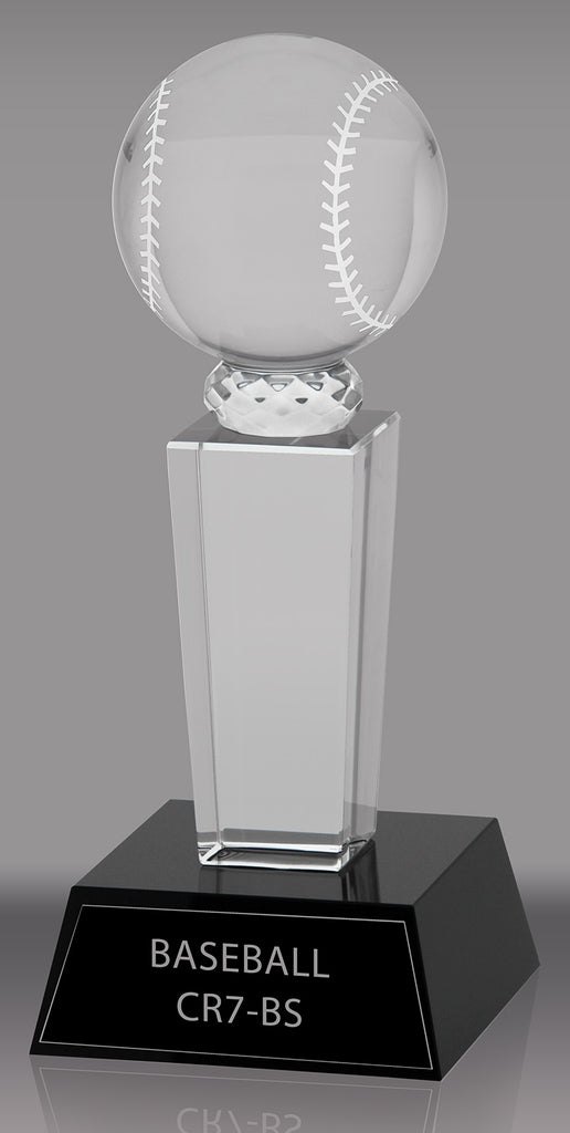 Crystal Baseball Award- 7 inch [CR7-BS-X]