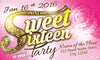 Sweet Sixteen Vinyl Banner- Bling Bling [VB-SWTTN-BLG]