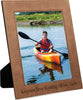 10.75 x 12.75 Dark Brown Laserable Leatherette Picture Frame [PLLF810-2810]