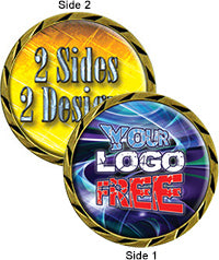 3D Dome Custom Insert Coin [CN6DSBA2]