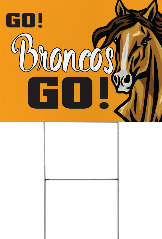 Horse Mascot Yard Signs