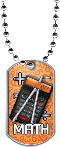 Math Dog Tags [DTLAM2-MT]