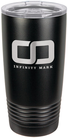 Polar Camel 20 oz. Ringneck Black Vacuum Insulated Tumbler w/Clear Lid [TVIJ202]