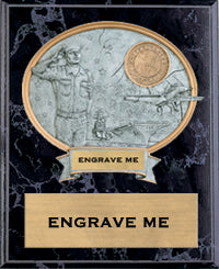 Navy Sport Legend Oval Plaque [P10SLO8-NVY]