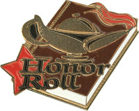 Star Student Award Pins- Honor Roll [PSS-22]