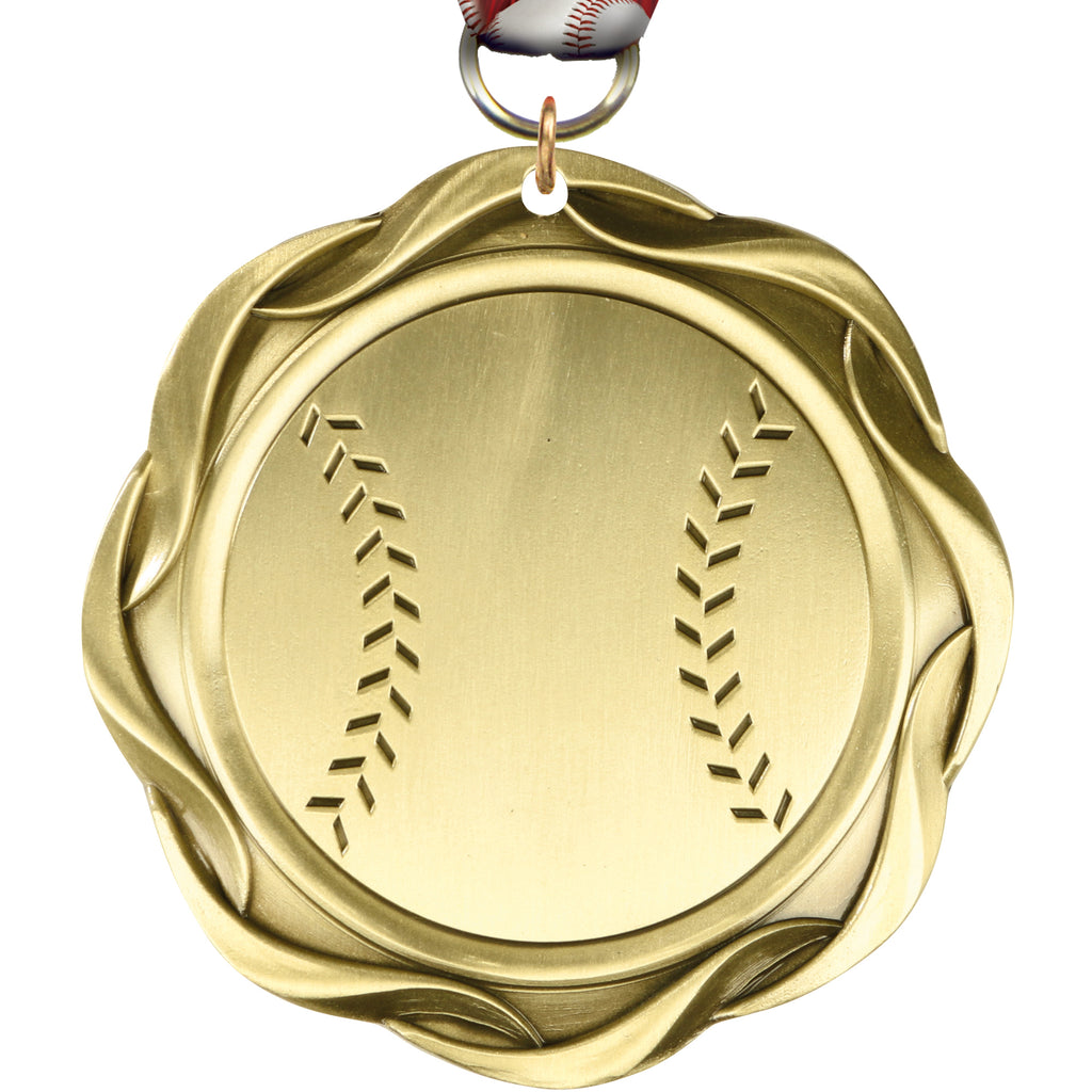 3" Baseball Fusion Diecast Medal [MFUS2-BS]