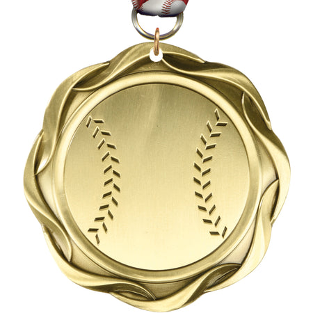 3" Baseball Fusion Diecast Medal [MFUS2-BS]