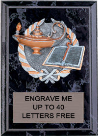 Lamp of Knowledge Millennium Color Plaques