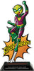 Tennis Female Super Hero Acrylic Trophy- 10 inch [TACR10-SH-TNF-Q]