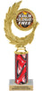 Feather Custom Insert Trophy w/ Column - 10.5 inch [TXi10-M60]