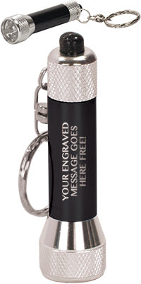 5 LED Flashlight Keychain- Black [FLSHLT131BLK]