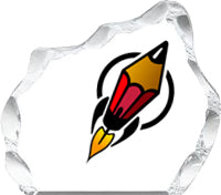 Clear Iceberg Acrylic Awards - Color