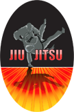 Martial Arts- Jiu Jitsu Oval Insert [OV-2004]