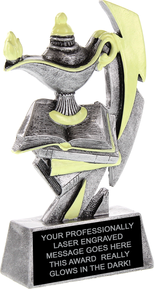 Knowledge Glow Lightning 6" Resin Trophy [RCGLO-6-KN]