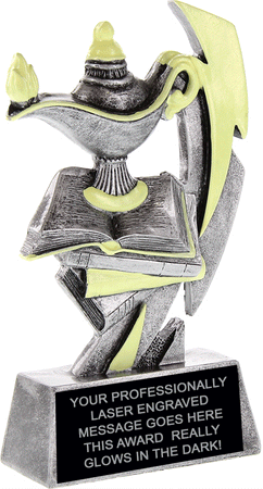Knowledge Glow Lightning 6" Resin Trophy [RCGLO-6-KN]