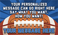 Football 3 x 5 Vinyl Banner- Rays [VB-FB-RAY-35]