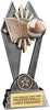 Volleyball Sun Ray Trophy - 8 inch [RJSR-8-VB]