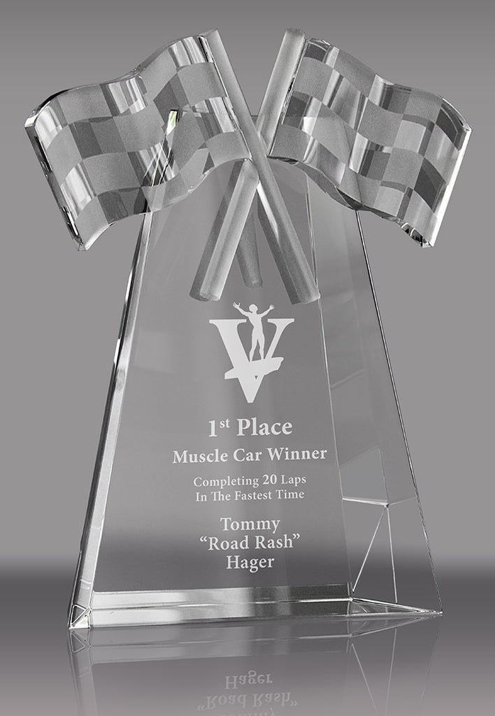 Crystal Racing Flag- 10.75 inch [CPRCFLG-10]