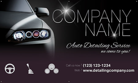 Automotive Vinyl Banner- Elegant [VB-AUTMT-ELG]