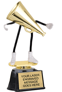 Cheer Posable Trophy Dudez on Regal Base [PTDRD-CH]