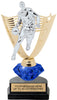 Basketball Male Diamond Riser Victory Backdrop Trophy [TDRHSVYB-8-BKM]