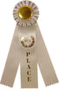 9th Place Triple Streamer Rosette Ribbon [R10R3-9TH]
