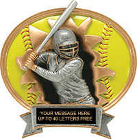 Softball Sport Blaster Resin Trophy [RSPBL6-SB]