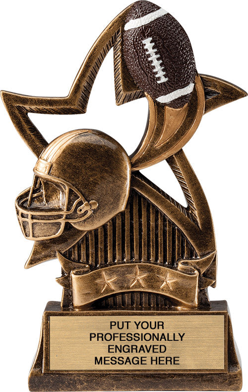 Football Sweeping Star - 6" Trophy [RM16STR-FB]