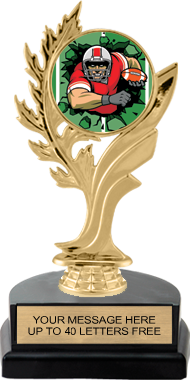 Color Insert Trophy on Marble Tone Base [THSi-C51]