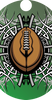 Football- Tribal Dog Tag Insert [DT-2507]