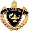 Leadership 3D Enameled Scholastic Pin [PCM-WRT-LDR]