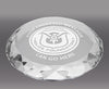 Crystal Gem-Cut Circle Paperweight Award [CGEMP62-X]