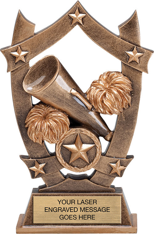 Cheer Arch Resin Trophy - 6.25"  [RMARC6-CH]