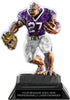 Beast Football Choose Your Number Acrylic Trophy - 7 inch Purple [TACR7-BST-FB-PRP-Q]
