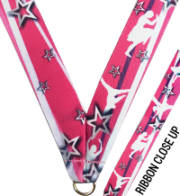 7/8 x 30 in. Dance Sublimated Neck Ribbon [NKRB-4071]