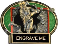 Lacrosse Male Burst Thru Oval [BT7-LCM]