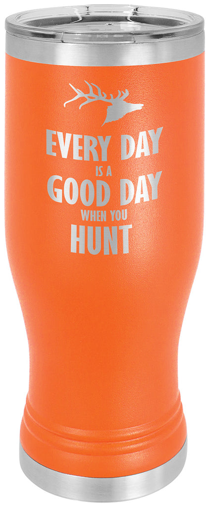 20 oz. Polar Camel Pilsner w/ Lid - Orange [PCJ9-82]