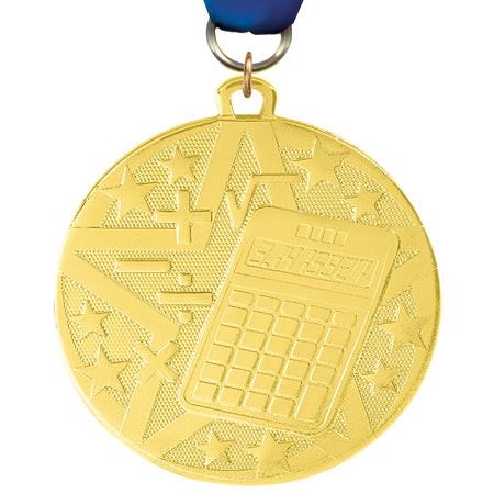 2" Math Bright Superstar Medal [MJSS2-MT]