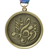 2.25" Music Mega Medal - Gold [MEGA2-MC-G]