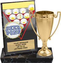 Beer Pong Billboard Plaque [PBB6-BRPNG]