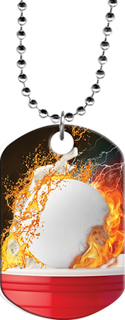 Beer Pong Monster Dog Tag [DTXL-BRPNG]
