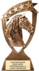 Horse Banner Resin Trophy - 8 inch [RM5SHS-8]