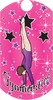 Gymnastics- Female Handstand Dog Tag Insert [DT-1850]