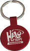 Round Metal Key Chain- Red [KCRD111-RED]